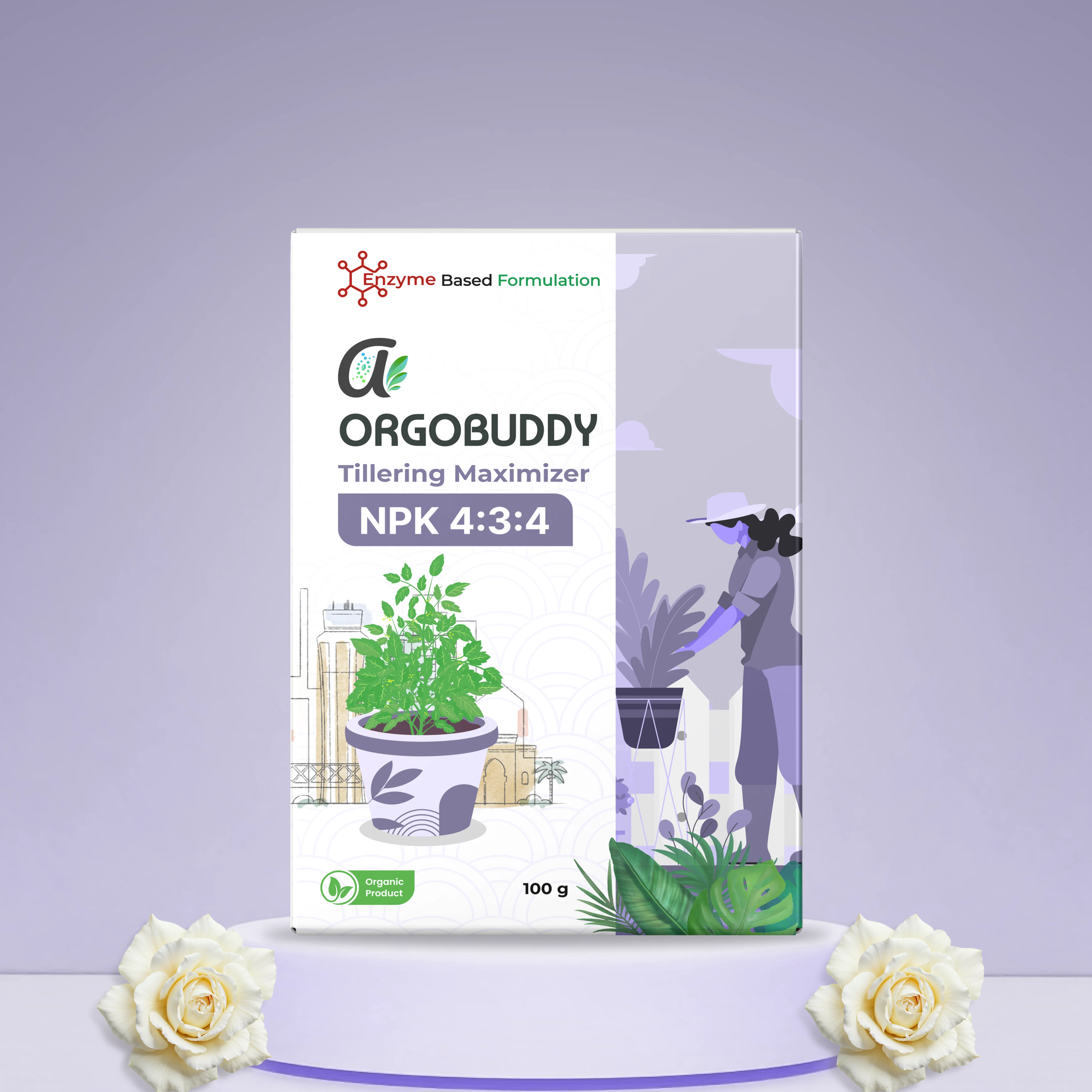 Organic NPK Fertilizer for Plant Growth & Branching